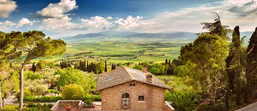 Landscape of Tuscany, Italy.
