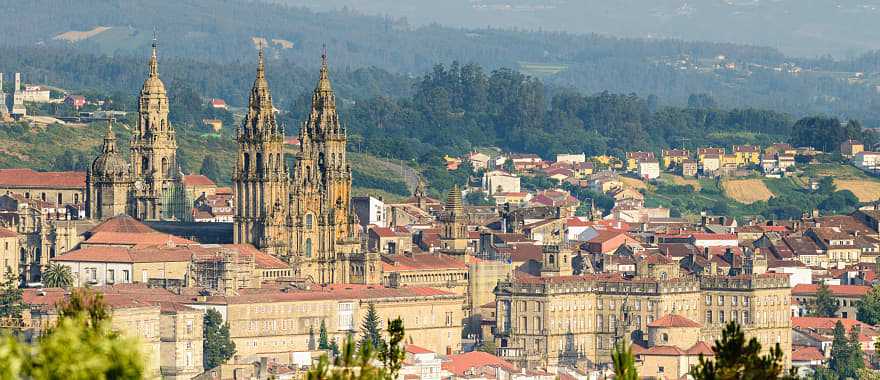 Cathedral of Santiago de Compostela in Spain.