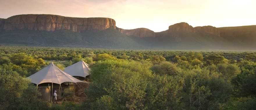 Tented suite at Marataba Safari Lodge