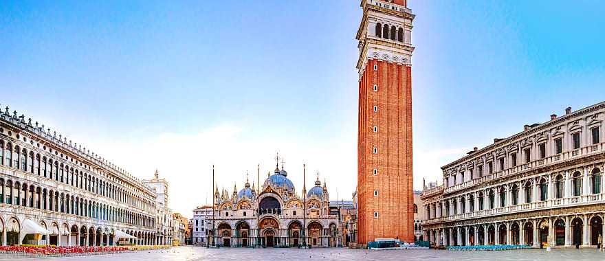View of St. Marks Square, Venice, Italy