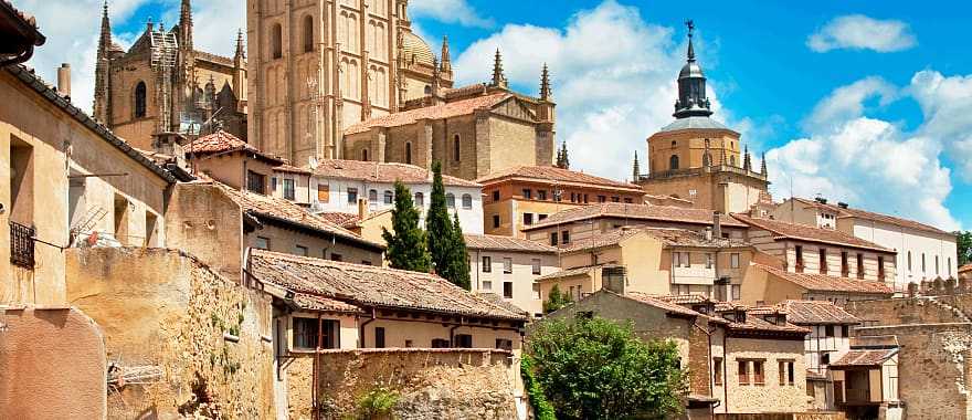 Old tow of Segovia, Spain