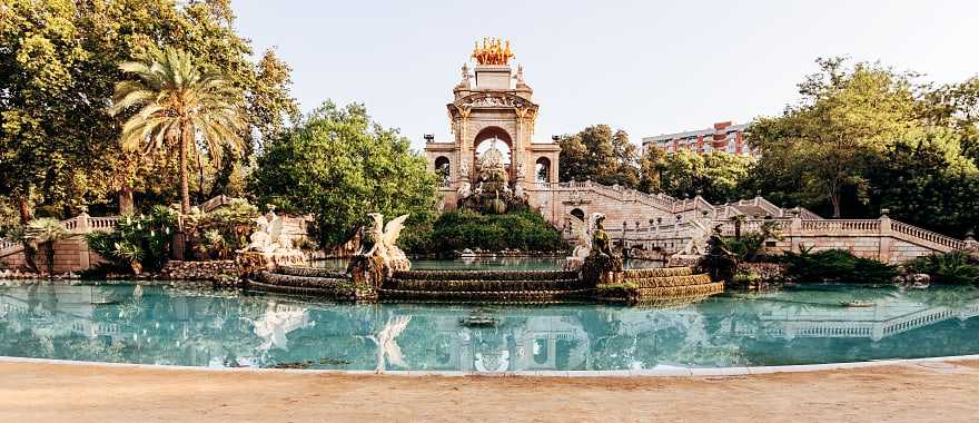 The Cascade Monumental in Barcelona, Spain.  The Cascade Monumental in Barcelona, Spain.