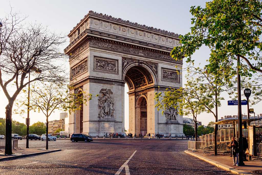 One of the iconic places of Paris - Arc de Triomphe