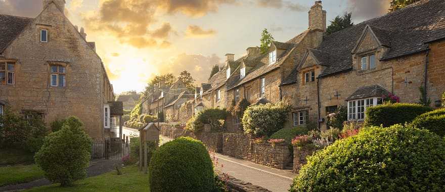 Charming village in the Cotswolds of England