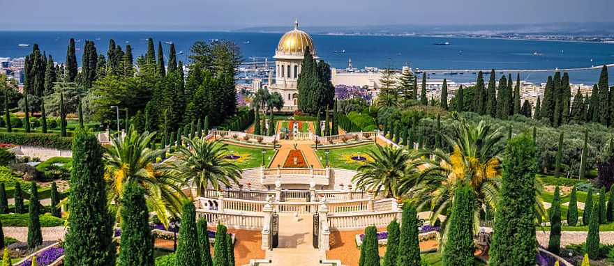 Bahai gardens in Haifa, Israel Bahai gardens in Haifa, Israel