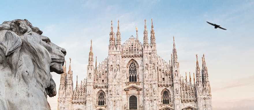 The Duomo in Milan, Italy.
