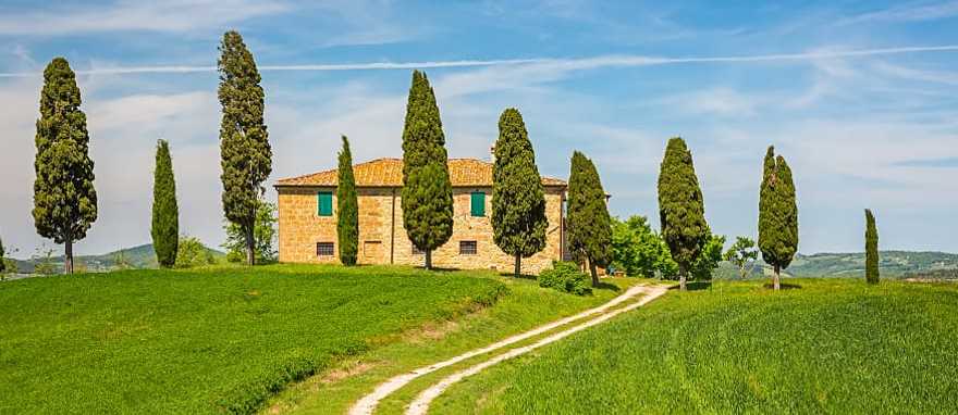 Tuscany in spring, traditional landscape, Italy Tuscany in spring, traditional landscape, Italy