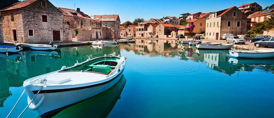 Old Harbor in Hvar, Croatia
