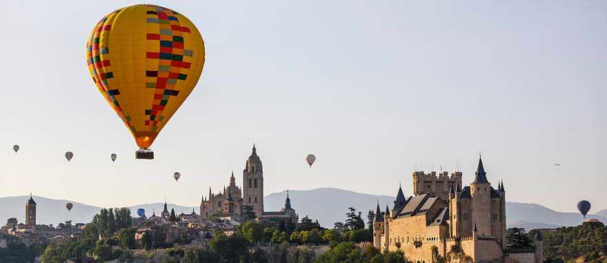 Famous windmills of La Mancha in Spain Famous windmills of La Mancha in Spain