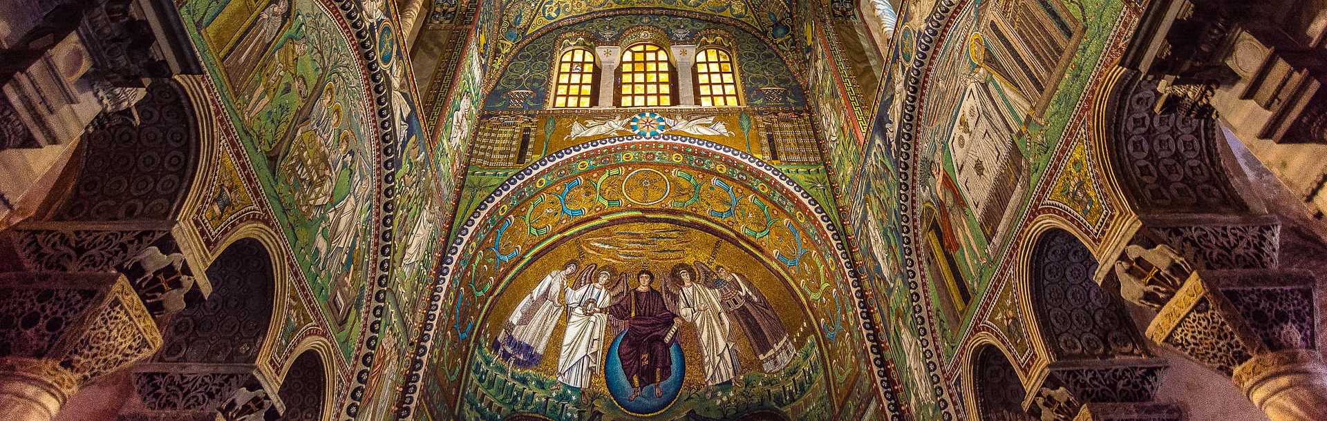 Mosaics at Basilica di San Vitale in Ravenna, Italy