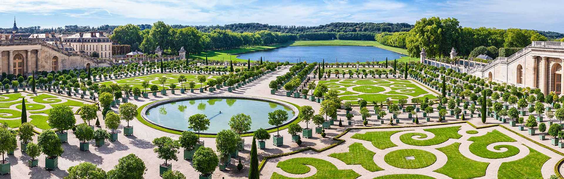Palace of Versailles in Versailles, France