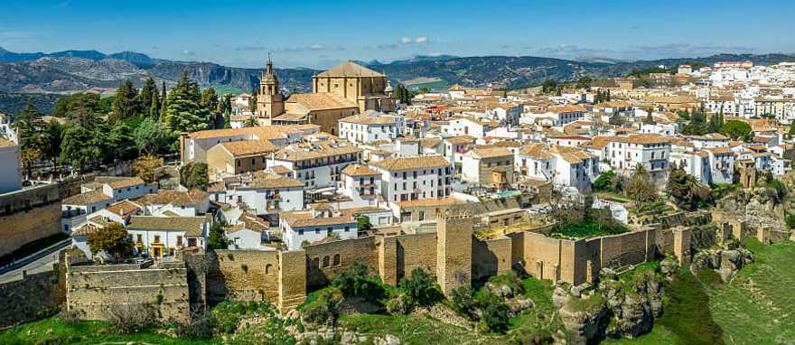 Medieval hilltop town of Ronda, Spain Medieval hilltop town of Ronda, Spain