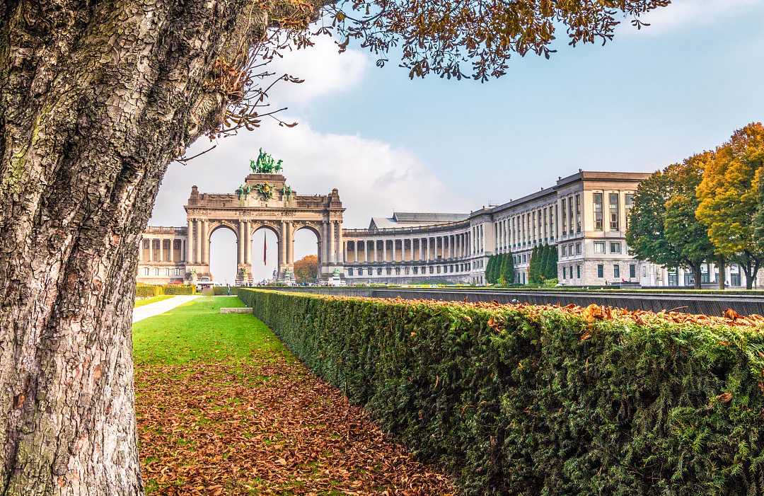 The Brussels Triumphal Arch in Belgium. The Brussels Triumphal Arch in Belgium.