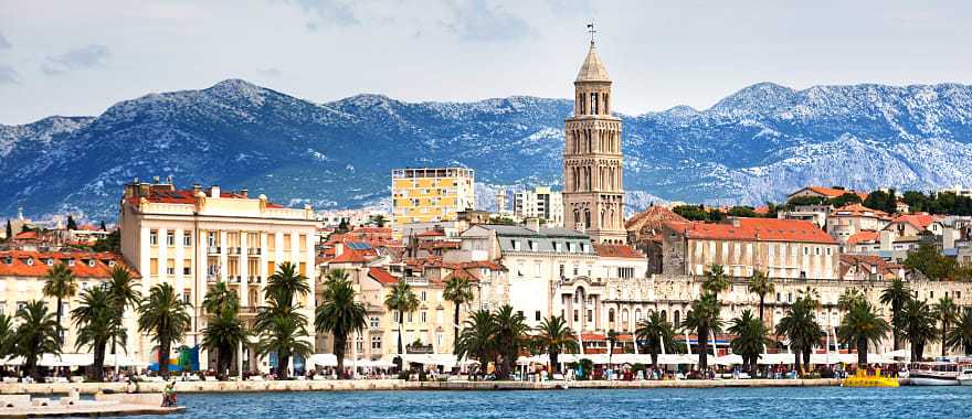Split is a town on Croatia’s Dalmatian Coast.