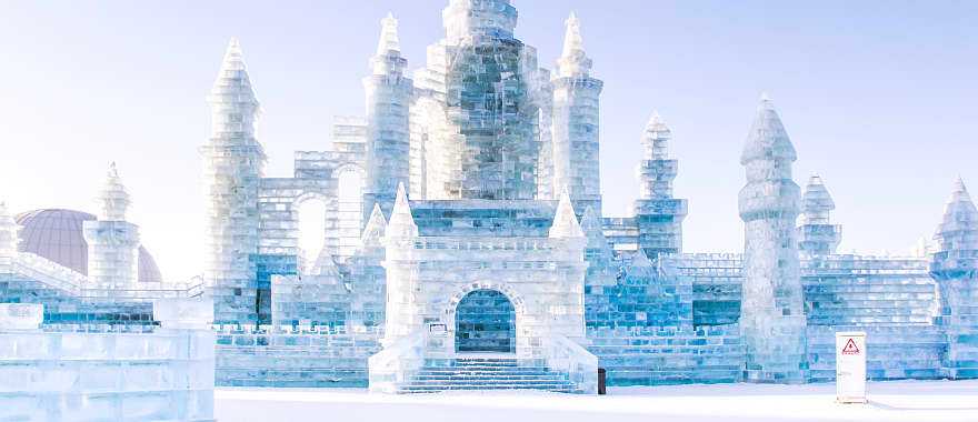 Ice castle from Harbin international ice and snow festival