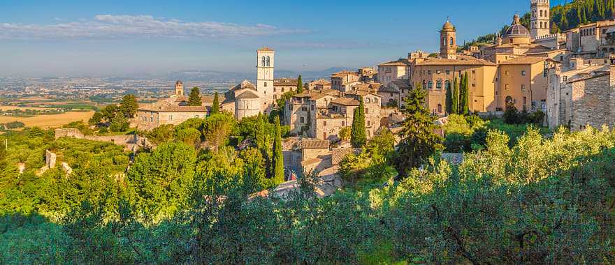 Umbrian Hills in the Midday Sun, Italy