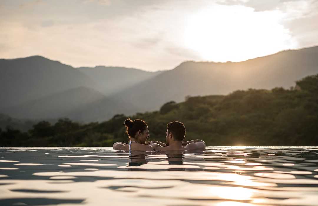 Couple at a luxury resort in Colombia. Couple at a luxury resort in Colombia.