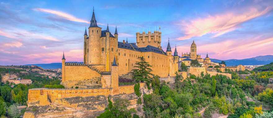 UNESCO World Heritage site, The Royal Alcazar in Segovia, Spain