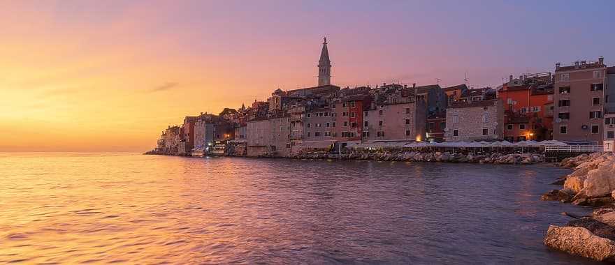 Immerse yourself in the romantic atmosphere of Rovinj, Croatia.