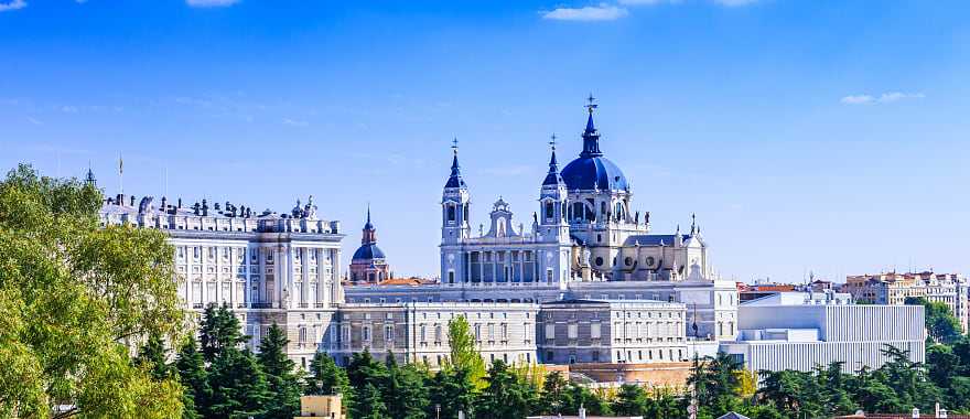 The Royal Palace in Madrid, Spain 