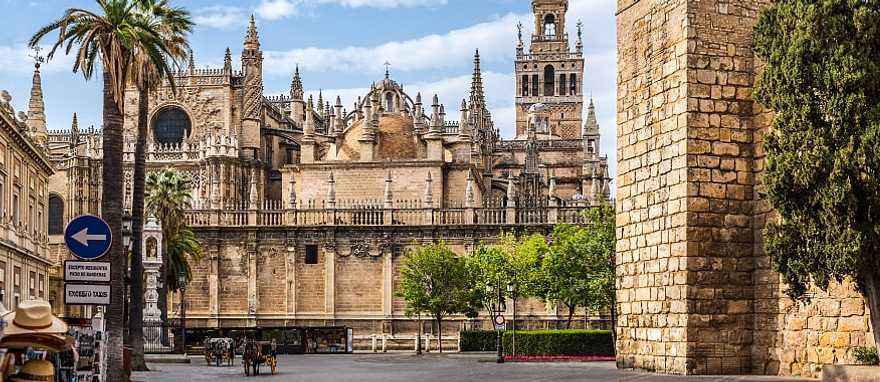 Seville cathedral in Spain 