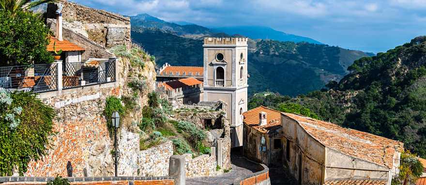 Savoca in Sicily, Italy Savoca in Sicily, Italy, served as the stand in for Corleone during the filming of the Godfather
