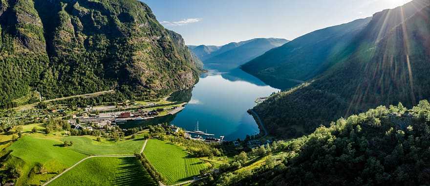 Mount Sandviken in Bergen, Norway