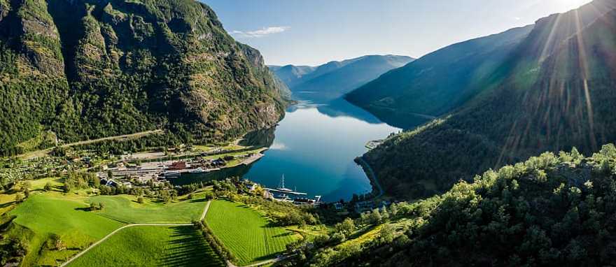 Mount Sandviken in Bergen, Norway