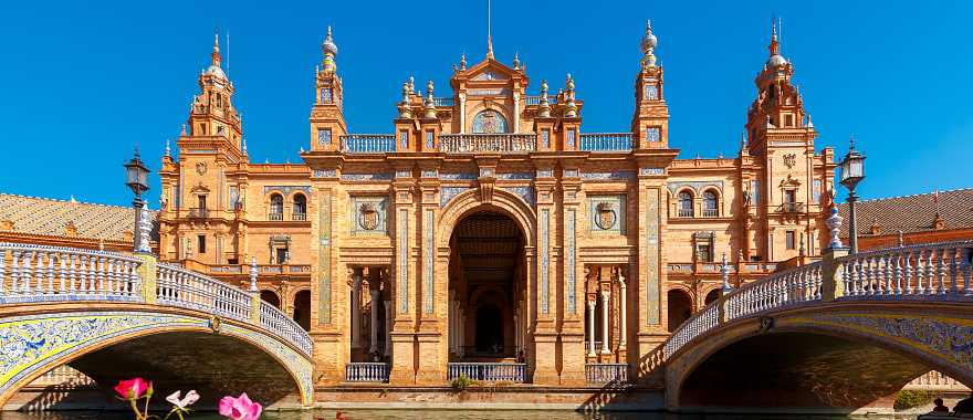 Plaza de España in Seville, Spain