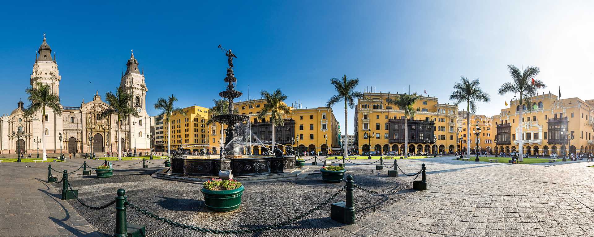 Plaza De Armas De Lima in Peru
