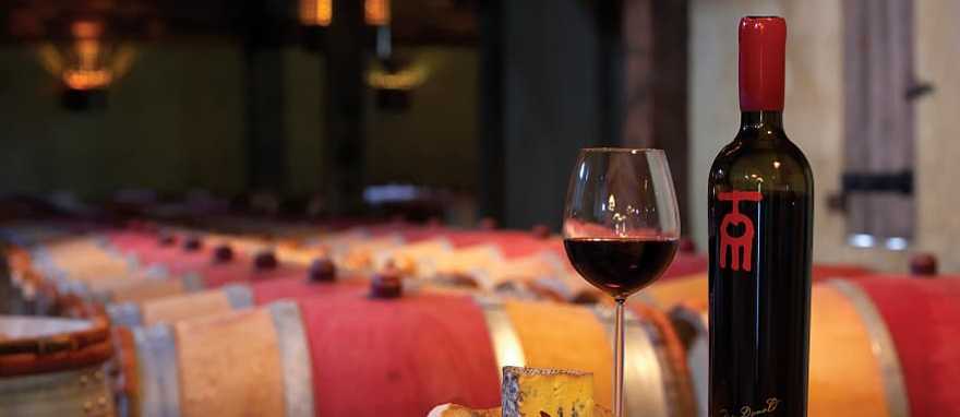 Photo © Tourism New Zealand / Chris McLennan. Wine tasting at Church Road Vineyard in Hawke's Bay, New Zealand. Photo © Tourism New Zealand / Chris McLennan.