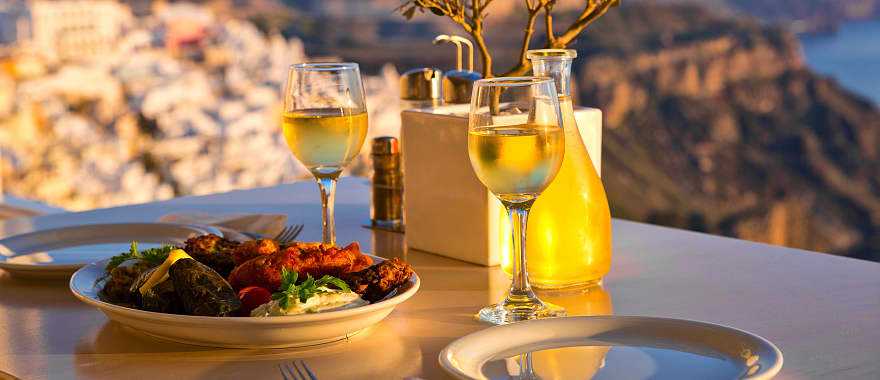 Indulge in the islands’ savory food and wine