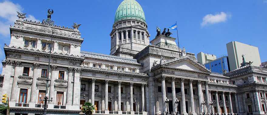 Congressional building in Buenos Aires, Argentina