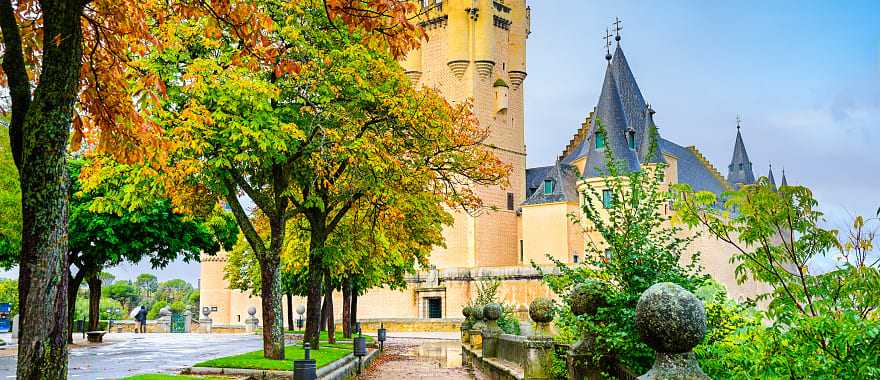 Alcazar Castle in Segovia, Spain.