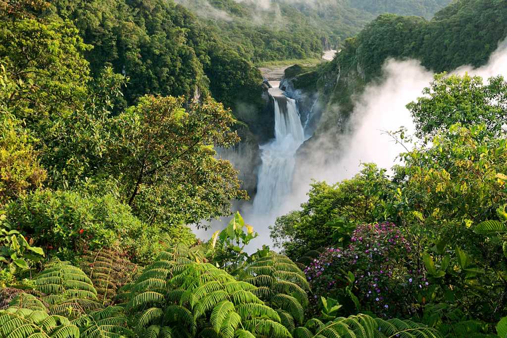 San Rafael Falls in Ecuador
