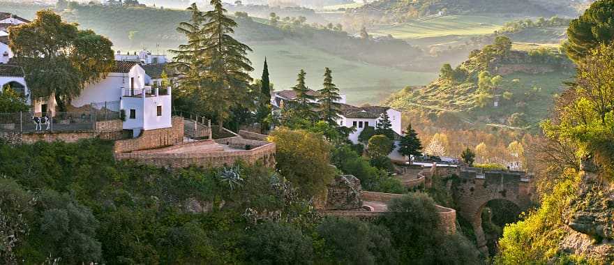 Tajo Gorge in Ronda, Spain 