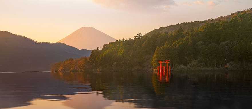 Visit Hakone, the gateway to Mount Fuji's ascent.