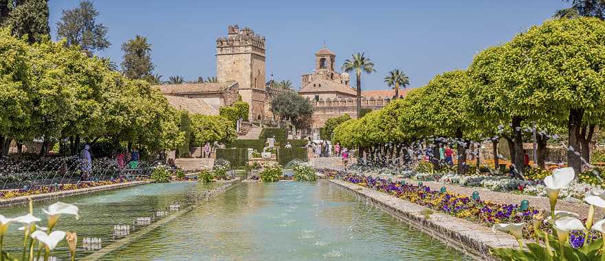 The magnificent Alcázar in Seville, Spain 