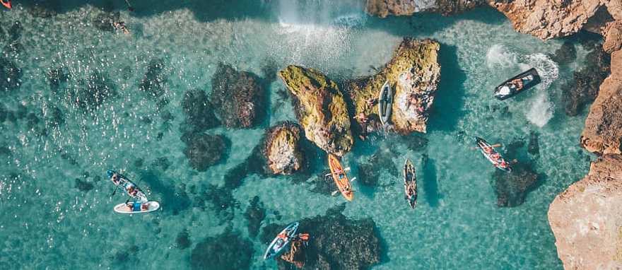 Kayaking in Costa Brava, Spain. Kayaking in Costa Brava, Spain.