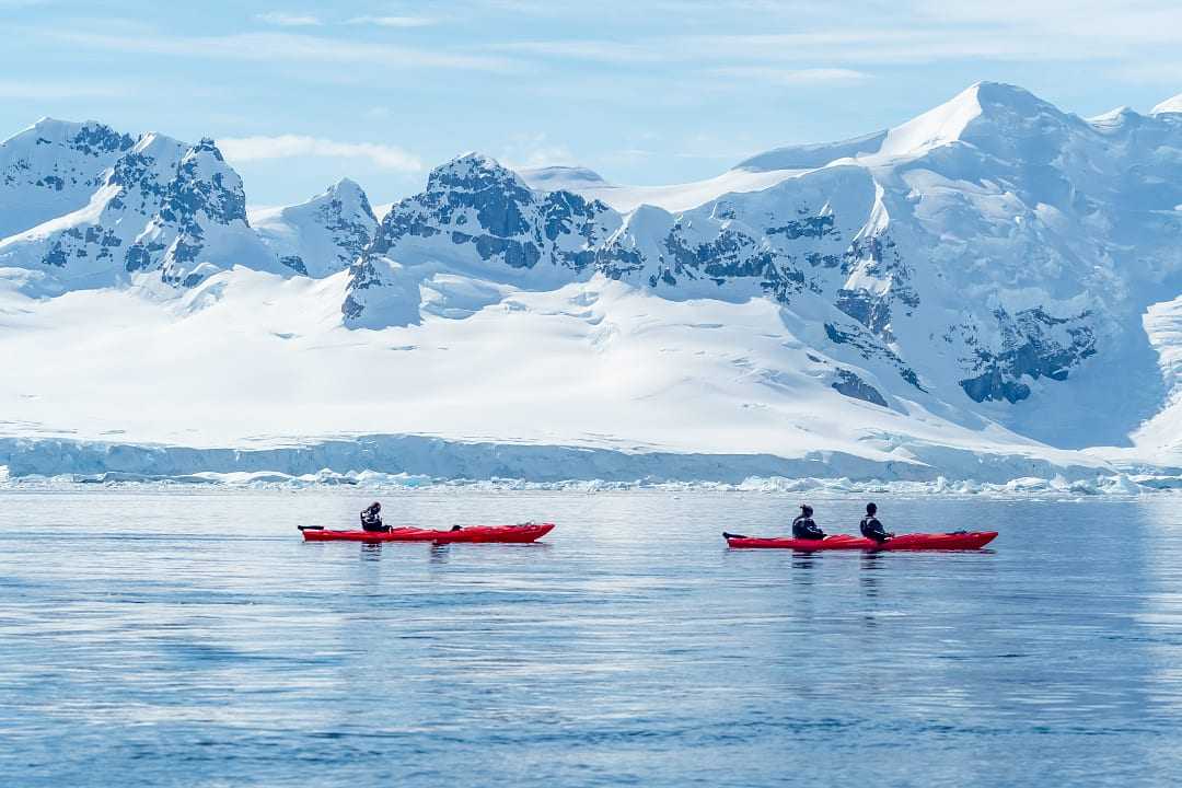 Kayaking Paradise Bay, Antarctica