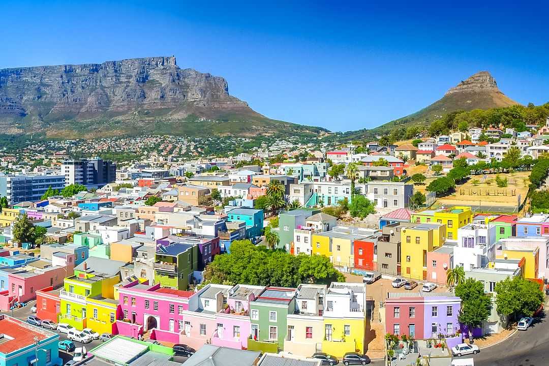 Bo-Kaap neighborhood in Cape Town, South Africa