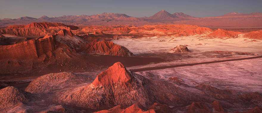 Moon Valley in San Pedro de Atacama Desert, Chile