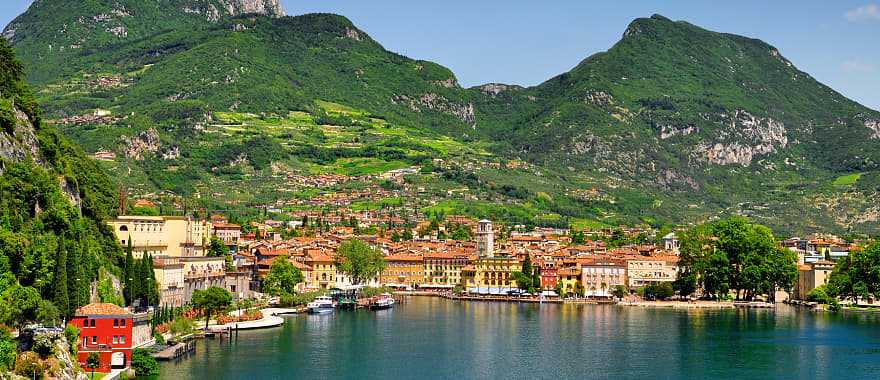 Riva del Garda on Lake Garda, Italy
