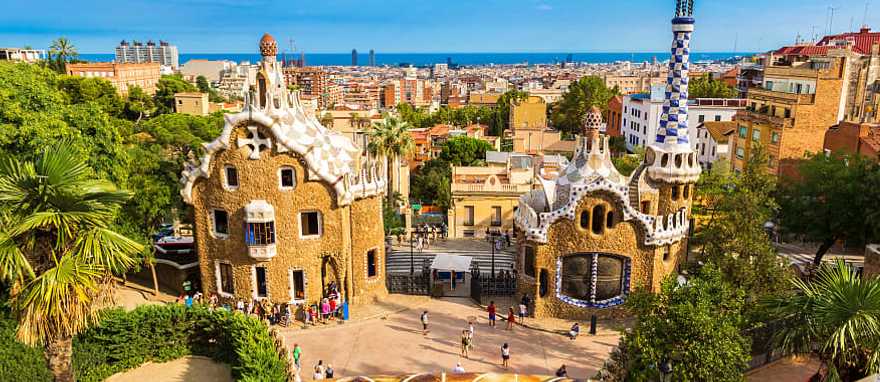 Guell Park in Barcelona, Spain Guell Park in Barcelona, Spain