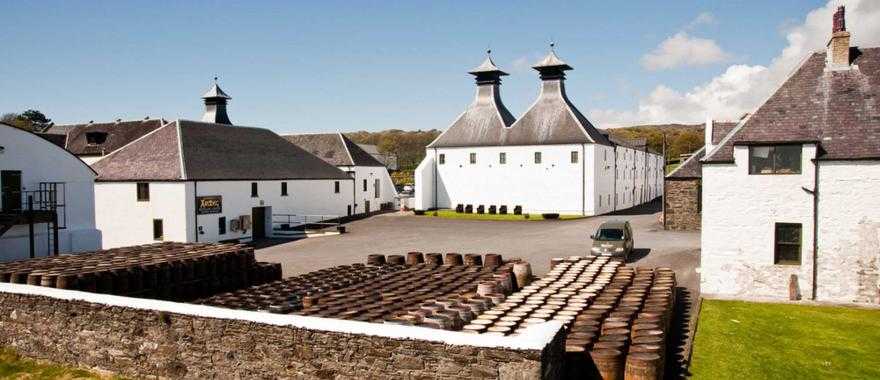 Islay Ardbeg distillery in Scotland