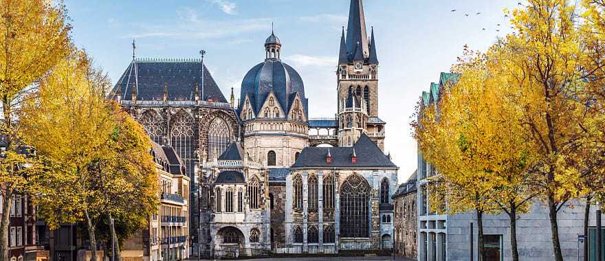 UNESCO World Heritage site, Aachen Cathedral, in Aachen, Germany