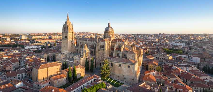 The New Cathedral, one of the main Roman Catholic churches in Salamanca, Spain