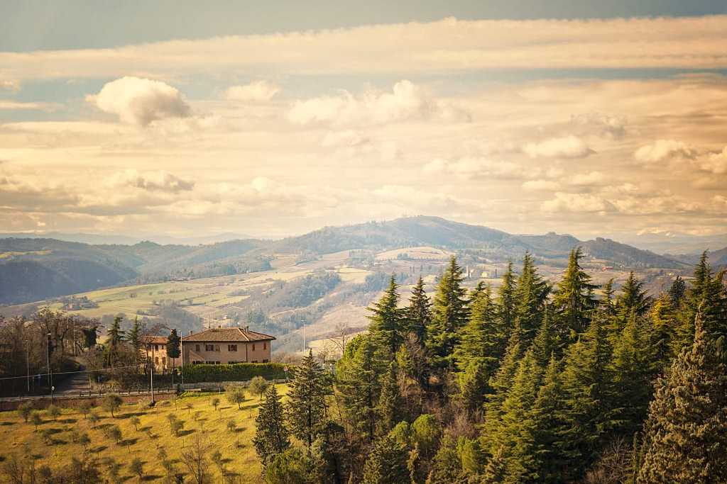 Rural farmhouse in Bologna, Emilia-Romagna, Italy