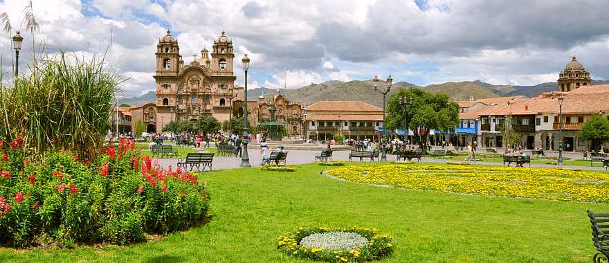 Plaza de Armas and La Campagna Church, Cusco