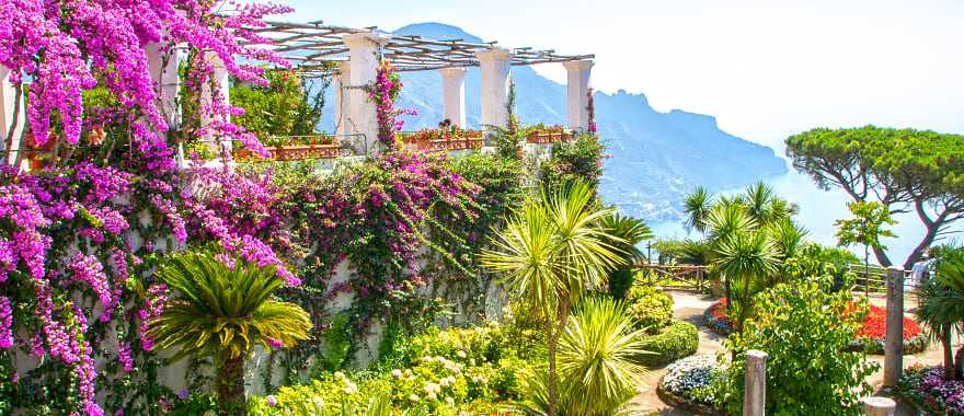Ravello Gardens on the Amalfi Coast in Italy